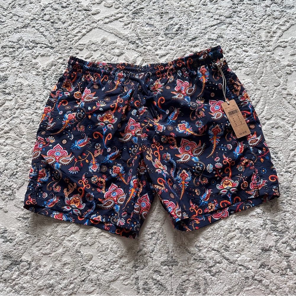 Intimissimi Men's Paisley Print Hybrid Style Shorts Size M Men’s Lined